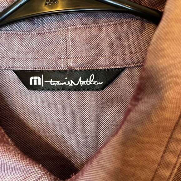 Travis Mathew Polo Purple Short Sleeve Casual Golf Menswear Large - Picture 4 of 10